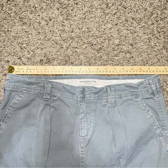 Abercrombie and Fitch Y2K Vintage Micro Mini Utility Bubble‎ Skirt Size 8 Gray - Picture 6 of 7